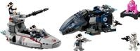 Lego Imperial Dropship vs. Rebel Scout Speeder 40755