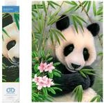 DIAMOND DOTZ DD7.040 - Original 5D Diamond Painting Set Panda B&auml;r, Kreativset mit