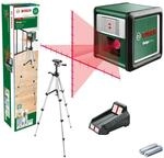 Bosch Kreuzlinienlaser Quigo Plus mit Stativ (einfaches Ausrichten in gleichen und