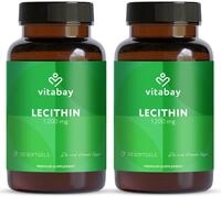 Vitabay Lecithin 1.200mg hochdosiert &ndash; 240 vegane Softgels &ndash;...