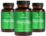 Vitabay Vitamin D3 + K2 Depot &ndash; 540 vegane Tabletten &ndash; hochdosiert &ndash; 5000...