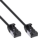 InLine&reg; Patchkabel slim, U/FTP, Cat.8.1, TPE halogenfrei, schwarz, 3m