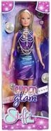 Simba Steffi Love Super Glam, Steffi im Glitzerkleid mit K&ouml;rperschmuck, Haarclips,