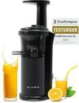 KLAMER Slow Juicer Gem&uuml;se und Obst, Entsafter mit maximaler Saftausbeute 
