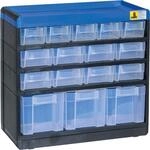 Allit 464600 Kleinteilemagazin VarioPlus Pro 29/32 schwarz/blau, 300 x 285 x 135 mm