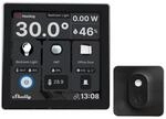 Shelly Wall Display Schwarz + Blu H&T Schwarz (Bundle), WLAN-Smart-Home-Bedienfeld,
