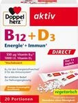 Doppelherz B12 + D3 DIRECT - mit Orange-Granatapfel-Geschmack