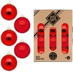 Holly & Jolly - Weihnachtskugeln Merry Red, 12 St&uuml;ck | Christbaumkugeln aus Glas,