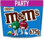 M&M&rsquo;s Crispy, Schokolinsen, Milchschokolade mit Knusperkern, Gro&szlig;packung