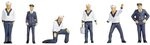 NOCH&reg; Matrosen, handkolorierte Modellfiguren, 6-teiliges Set f&uuml;r die Spurweite N