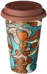 De'Longhi Thermobecher f&uuml;r hei&szlig;en Kaffee, doppelwandig + Silikondeckel, 284 ml,