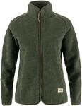 Fj&auml;llr&auml;ven Damen Vardag Pile Fleecejacke, Deep Forest, XL