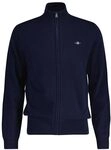 Gant Herren Extrafine Lambswool Zip Cardigan Strickjacke, Marine, M EU
