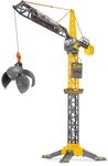 Dickie Toys Mighty Crane (110 cm) - Spielzeug Kran mit 360&deg;-Drehung, Abrissbirne &