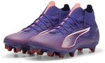Puma Women Ultra 5 Match+ FG/AG WN's Soccer Shoe, Lapis Lazuli-Puma White-Sunset