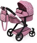 Bayer Design 17076AB Puppenwagen Xeo mit Tasche, h&ouml;henverstellbarer Griff,