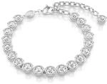 Swarovski Imber Tennis Armband, Rhodiniertes Damenarmband mit Strahlenden Swarovski