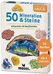 moses. Expedition Natur - 50 Mineralien & Steine, Entdeckerkarten zur Bestimmung von