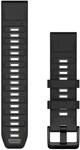 Garmin QuickFit, 20mm Black/Pebble Gray Silicone Band