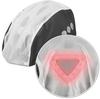 ABUS Regenkappe Toplight für Helme mit hohem Rücklicht – Regenschutz mit