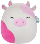 Squishmallows SQCR05470 - Caedyn die Kuh 40 cm, offizielles Jazwares Pl&uuml;sch,