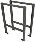 TRUTZHOLM Werktisch-Untergestell 2er-Set, bis 200 kg, Stahl, Gr&uuml;n, Werkbank | 2