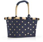 reisenthel carrybag XS Frame metallic dots Blue&ndash; Kleiner Stabiler Korb im XS...