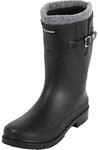 Regenliebe Damen Gummistiefel Pf&uuml;tze-W warm gef&uuml;ttert halbhoher Regenstiefel,