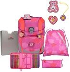DerDieDas ErgoFlex Tiny Schulranzenset 5-teilig Roses