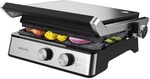 Cecotec Elektrischer Grill Rock'nGrill Blaze, 2400W, RockStone-Beschichtung, Leichte