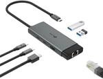 TP-Link UH6120C USB C Hub PD100W, 4K 60Hz HDMI, 1&times; USB C 5Gbps, 2&times; USB A 5Gbps,