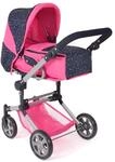 Bayer Chic 2000&reg; 3in1 Kombi Puppenwagen Jara &ndash; Konfetti Pink &ndash; faltbar,