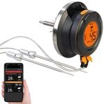 Rosenstein & S&ouml;hne Bratenthermometer: Smartes Digital-Grill-Thermometer, Umr&uuml;stset,