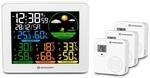 Bresser Wetterstation Funk mit Au&szlig;ensensor 3 Sensoren Thermo Hygro |...