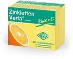 Zinkletten Verla Orange &ndash; 5 mg Zink in Form von Zinkcitrat+ 30 mg Vitamin C...