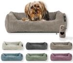 Rohrschneider Hundebett waschbar, kleine und mittelgro&szlig;e Hunde, Hundekissen