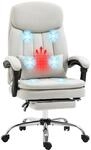 Vinsetto B&uuml;rostuhl mit Massagefunktion, Ergonomisch Schreibtischstuhl mit