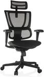 hjh OFFICE B&uuml;rostuhl ergonomisch ERGOHUMAN Slim ECO F GEN2 Originales Design,