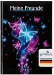 goldbuch 43577 Freundebuch A5 Schmetterling, Eintragbuch 15 x 21 x 1,5 cm