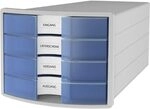 HAN Schubladenbox IMPULS 2.0 mit 4 geschlossenen Schubladen f&uuml;r DIN A4/C4 inkl.