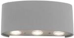 Paul Neuhaus LED Wandleuchte Carlo 9488-21, silber matt Au&szlig;enleuchte