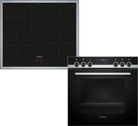 Siemens iQ500 Einbauherd Set mit Induktionskochfeld 60 x 60 cm EQ522IB01 
