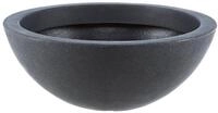 Dehner Kugelschale, &Oslash; 52 cm, H&ouml;he 20 cm, Kunststoff, anthrazit, Grau