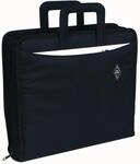 Wedo 58601 Ordnertasche Polyester A4, (mit Rei&szlig;verschluss versenkbare Griffe und