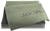 Joop! Doubleface Plaid/Decke Oliv-Stein 150 x 200cm