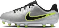 Nike Unisex Kinder Legend 10 Academy Fg/Mg Fussballschuh, Metallic Silver Black...