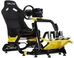 OPLITE Cockpit GTR S8 Elite Force Yellow Professionelles Cockpit f&uuml;r Rennsimulation,