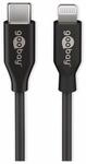 Goobay 39428 Lightningkabel 0,5m / MFi Apple Lightning auf USB C Ladekabel /