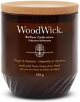 WoodWick ReNew Duftkerze mit knisterndem Docht | Mittelgro&szlig;e Kerze in Ginger &