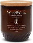 WoodWick ReNew Duftkerze mit knisterndem Docht | Mittelgro&szlig;e Kerze in Black Currant